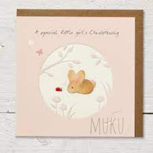 Load image into Gallery viewer, BABY CARD - A New Baby Girl Rabbit - CARD
