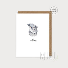 Load image into Gallery viewer, BABY CARD - Koalas Cuddles(small siza) - CARD