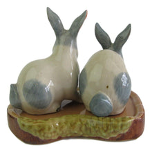 Load image into Gallery viewer, CERAMIC SALT & PEPPER BLUE RABBIT - Kitchen