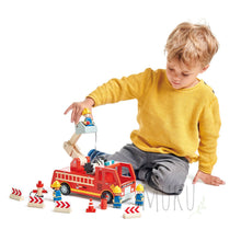 Load image into Gallery viewer, Fire Engine - wooden toy