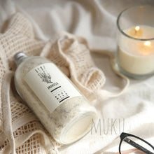 Load image into Gallery viewer, French Lavender & Oat Milk French Apothecary Bath Soak - 500gm glass bottle - physical