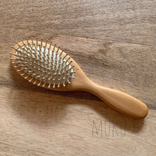 Load image into Gallery viewer, Hair Brush With Wood Pins Cushion - Health & Beauty