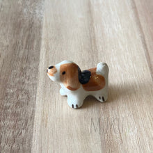 Load image into Gallery viewer, Handmade Ceramic DOG - Beagle mini 3 x 2 x 1.5cm - Decor
