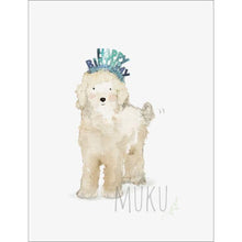 Load image into Gallery viewer, HAPPY BIRTHDAY CARD - BIRTHDAY CROWN PUPPY - CARD