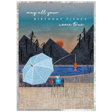 Load image into Gallery viewer, HAPPY BIRTHDAY CARD - FISHING - CARD