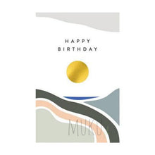 Load image into Gallery viewer, HAPPY BIRTHDAY CARD - Golden Circle - CARD