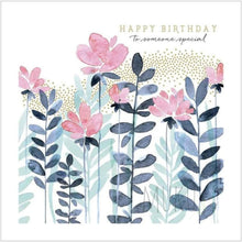 Load image into Gallery viewer, HAPPY BIRTHDAY CARD - GREEN LEAF GOLD DOT BIRTHDAY - CARD