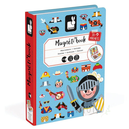 JANOD MAGNETIC PUZZLE BOOK BOYS DRESS UP - Toys & Games