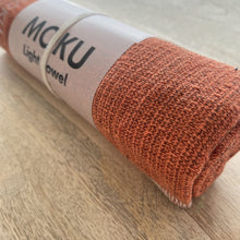Load image into Gallery viewer, KONTEX MOKU CLOTH HAND TOWEL - ORANGE - JAPAN PRODUCTS
