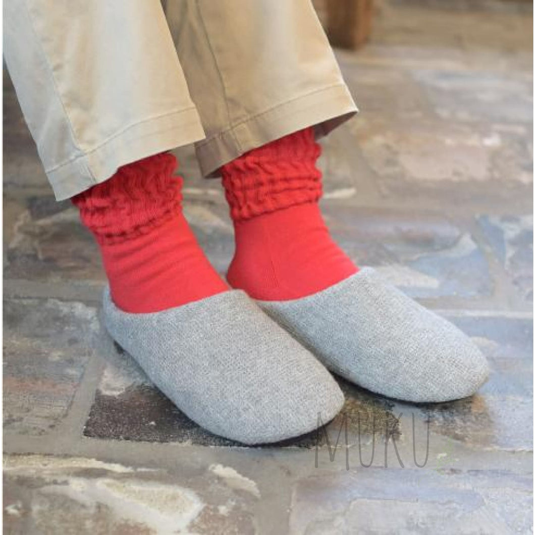 KONTEX MEKKE Cotton Socks Solid Color - JAPAN PRODUCTS