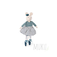 Load image into Gallery viewer, Moulin Roty Ecole de Danse Mouse Doll Charlotte - soft toy