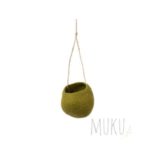Load image into Gallery viewer, MUSKHANE Hanging Nest Bowl - Anise - FELT ITEM
