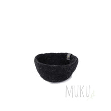 Load image into Gallery viewer, MUSKHANE Plain Bowl - Small / BLACK - FELT ITEM