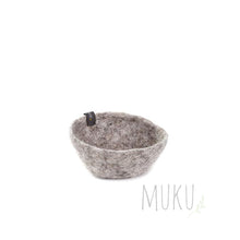 Load image into Gallery viewer, MUSKHANE Plain Bowl - Small / LIGHT STONE - FELT ITEM