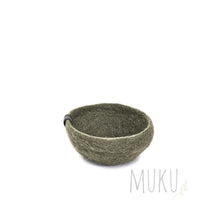 Load image into Gallery viewer, MUSKHANE Plain Bowl - Small / MINERAL GREEN - FELT ITEM
