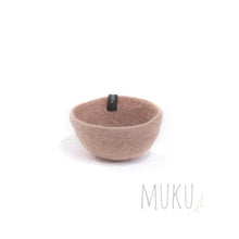 Load image into Gallery viewer, MUSKHANE Plain Bowl - Small / QUARTZ - FELT ITEM