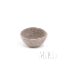 Load image into Gallery viewer, MUSKHANE Plain Bowl - Small / SAND - FELT ITEM

