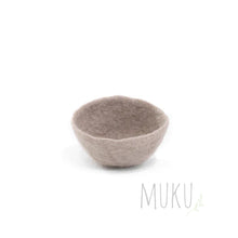 Load image into Gallery viewer, MUSKHANE Plain Bowl - Small / SAND - FELT ITEM