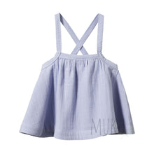 Load image into Gallery viewer, Nature Baby May Pinafore Dusky Crinkle - Baby & Toddler