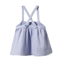 Load image into Gallery viewer, Nature Baby May Pinafore Dusky Crinkle - Baby & Toddler