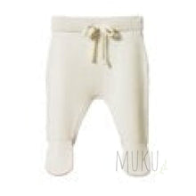 Load image into Gallery viewer, NATURE BABY Merino Knit Footed Rompers - Natural / 000 (0-3 months) apparel