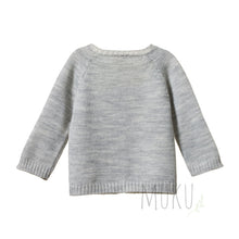 Load image into Gallery viewer, NATURE BABY Merino wool cardigan - baby apparel