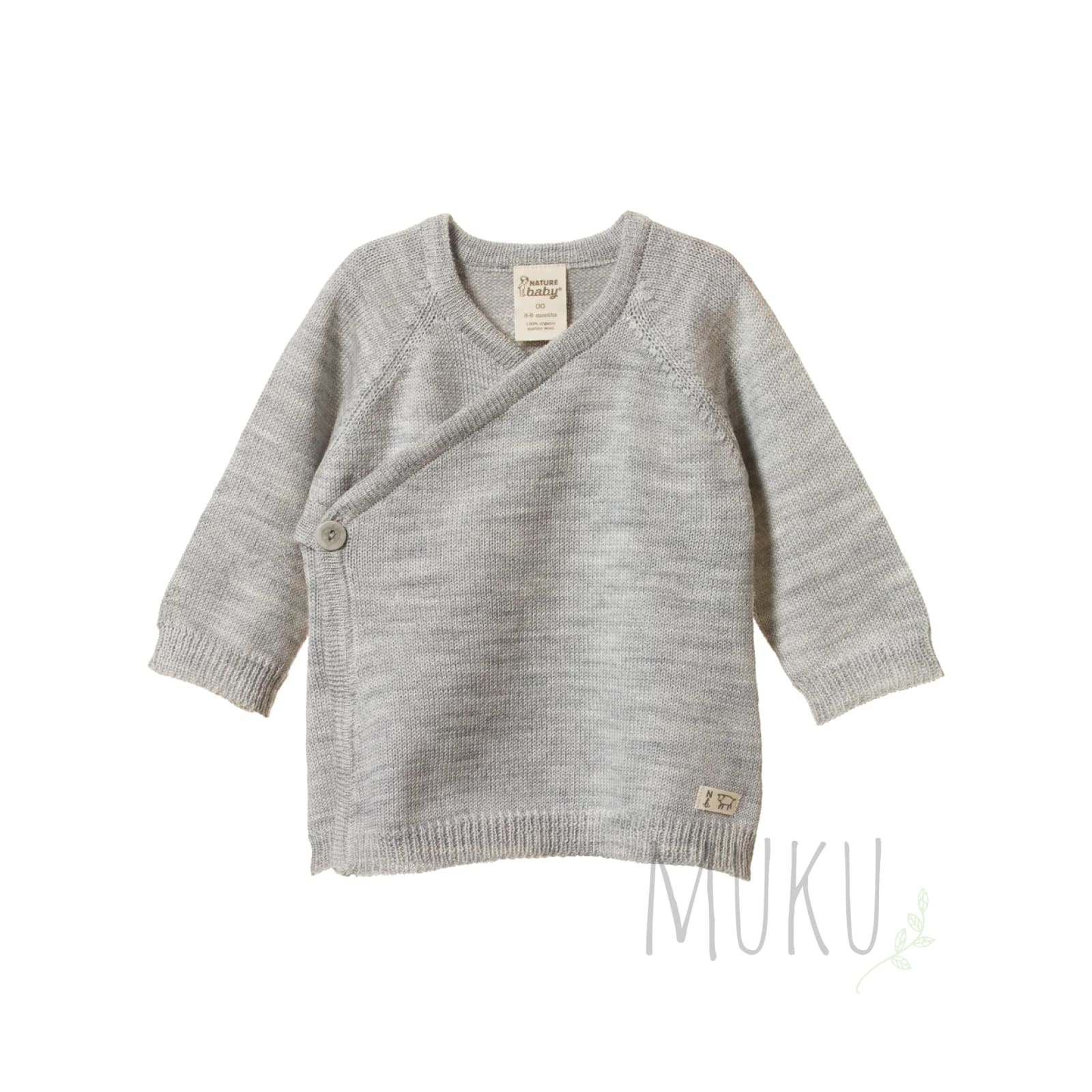 NATURE BABY Merino wool Kimono cardigan