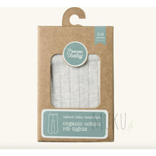 Load image into Gallery viewer, Nature Baby Organic Cotton Rib Tights - baby apparel
