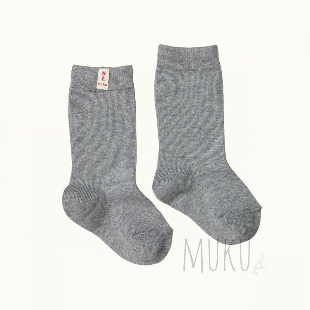 Nature Baby Organic Baby Socks - 0-6 months / Grey Marl - baby apparel