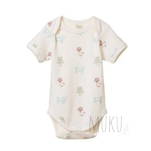 Nature Baby Short Sleeve Bodysuit - Nature Baby Print / 0-3m - Baby & Toddler