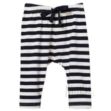 Load image into Gallery viewer, Nature Baby Sunday Pants Stripe - 3 m / Navy Sea - Baby & Toddler