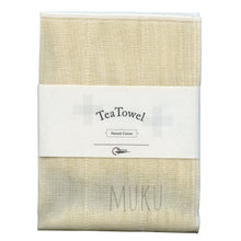 Load image into Gallery viewer, NAWRAP NATURAL TEATOWEL - COTTON - JAPAN PRODUCTS