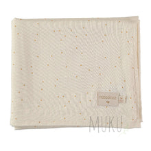 Load image into Gallery viewer, Organic Cotton Muslin Wrap Honey Dots (Square) - baby apparel