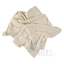 Load image into Gallery viewer, Organic Cotton Muslin Wrap Honey Dots (Square) - baby apparel