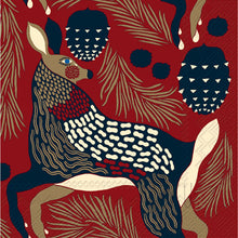 Load image into Gallery viewer, Paper Napkin Lunch Size 3ply 20 packs (Animal) - Marimekko Peura Brown - Home &amp; Garden
