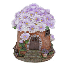 Load image into Gallery viewer, Purple flower Solar House - Decor