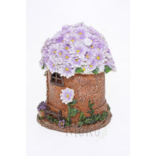 Load image into Gallery viewer, Purple flower Solar House - Decor
