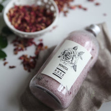 Load image into Gallery viewer, Rose Bath Soak French Apothecary - 500gm glass bottle - physical