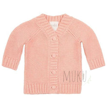 Load image into Gallery viewer, Toshi Andy Cardigan - Blossom pink / 000 (0-3m) baby apparel