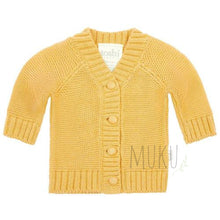 Load image into Gallery viewer, Toshi Andy Cardigan - Butternut / 000 (0-3m) baby apparel
