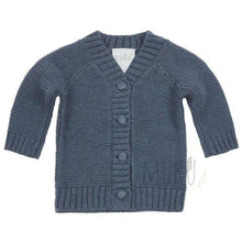 Load image into Gallery viewer, Toshi Andy Cardigan - Midnight navy / 000 (0-3m) baby apparel