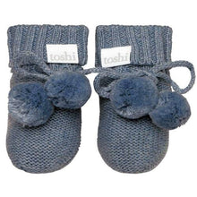 Load image into Gallery viewer, Toshi Baby Booties - Midnight / 000 (0-3m) baby apparel