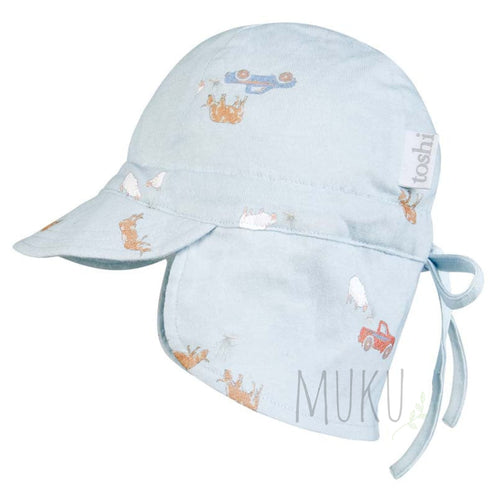 TOSHI Flap Cap Bambini Sheep Station - baby apparel