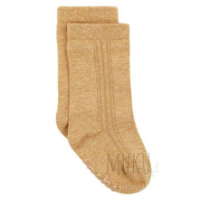 Load image into Gallery viewer, TOSHI Organic Baby Knee Socks Dreamtime - Copper / 3-6 months - baby apparel