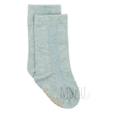 Load image into Gallery viewer, TOSHI Organic Baby Knee Socks Dreamtime - Ice / 3-6 months - baby apparel