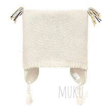 Load image into Gallery viewer, TOSHI Organic Earmuff Tree Bear Oatmeal - baby apparel