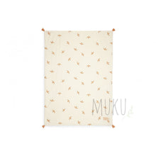 Load image into Gallery viewer, Treasure Summer Blanket Nude Haiku Birds Natural - baby apparel