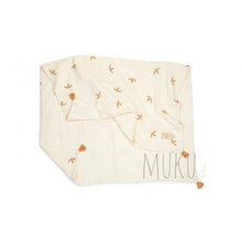 Load image into Gallery viewer, Treasure Summer Blanket Nude Haiku Birds Natural - baby apparel