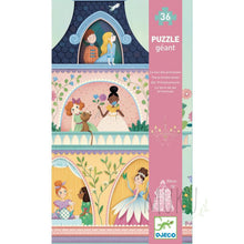 Load image into Gallery viewer, DJECO The Princess Tower 36pc Giant Puzzle - physical
