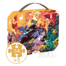 Load image into Gallery viewer, JANOD - FIERY DRAGONS PUZZLE - Toys & Games